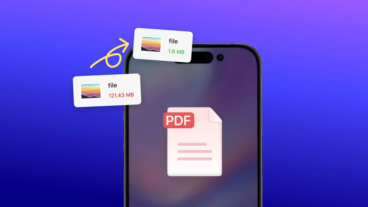 아이폰에서 PDF 용량 줄이기, 아직도 헤매고 있다면 필독!