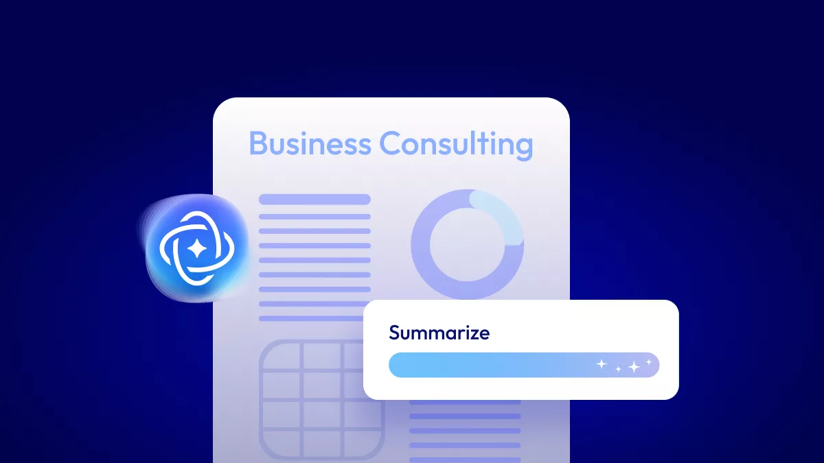 कंसल्टिंग रिपोर्ट सारांशक AI के साथ निर्णयों में महारत हासिल करें