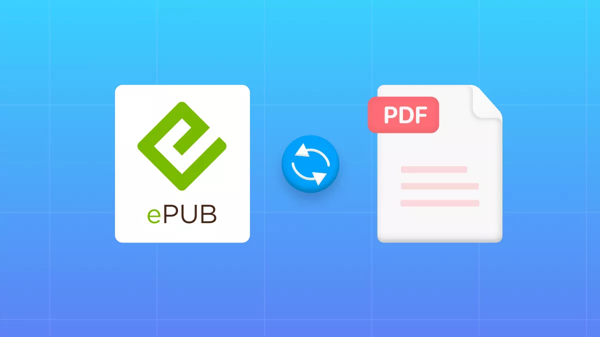 ePub PDF 변환하는 5가지 쉬운 방법 