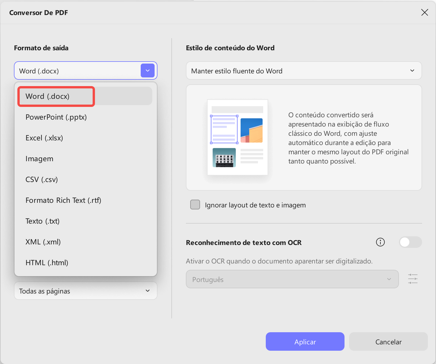 converter pdf para word