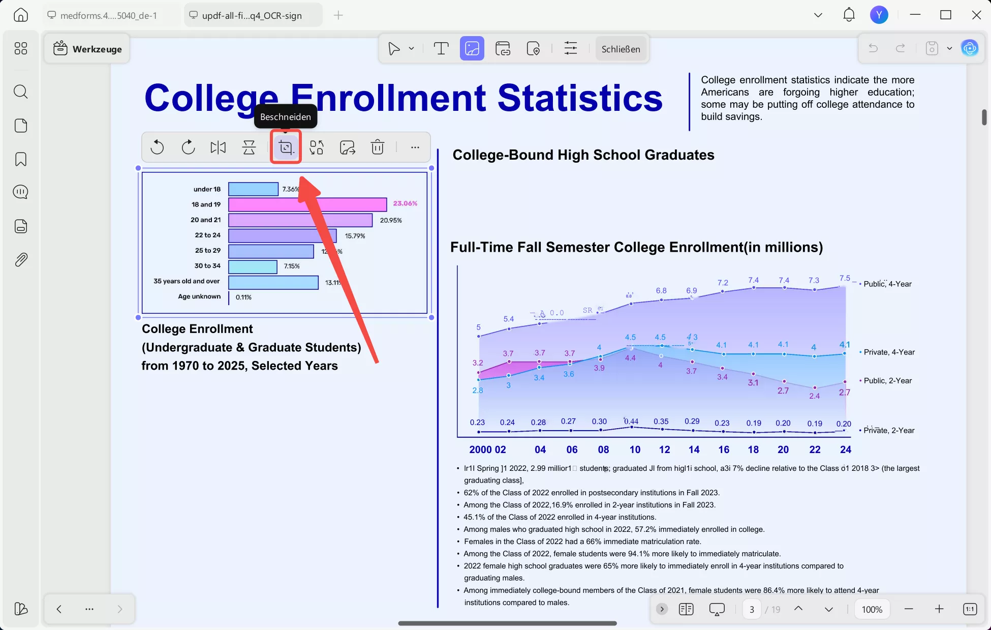 Schnittmarken in InDesign PDF-Bild zuschneiden