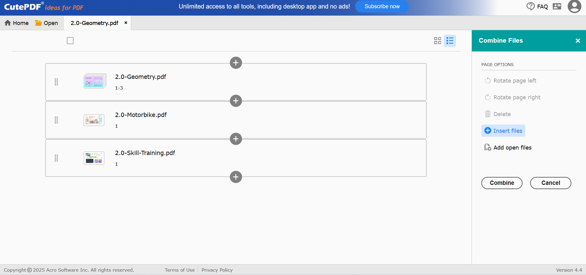 cutepdf-editor-combine