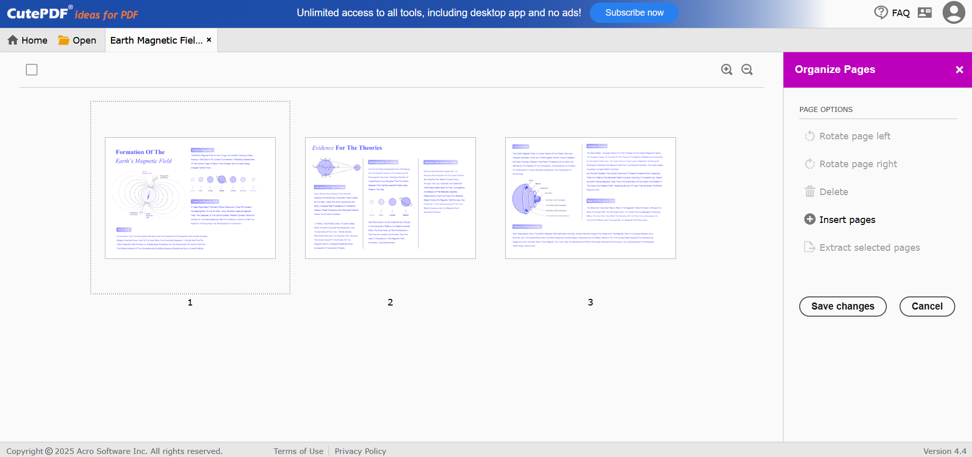 cutepdf-editor-organize-pdf