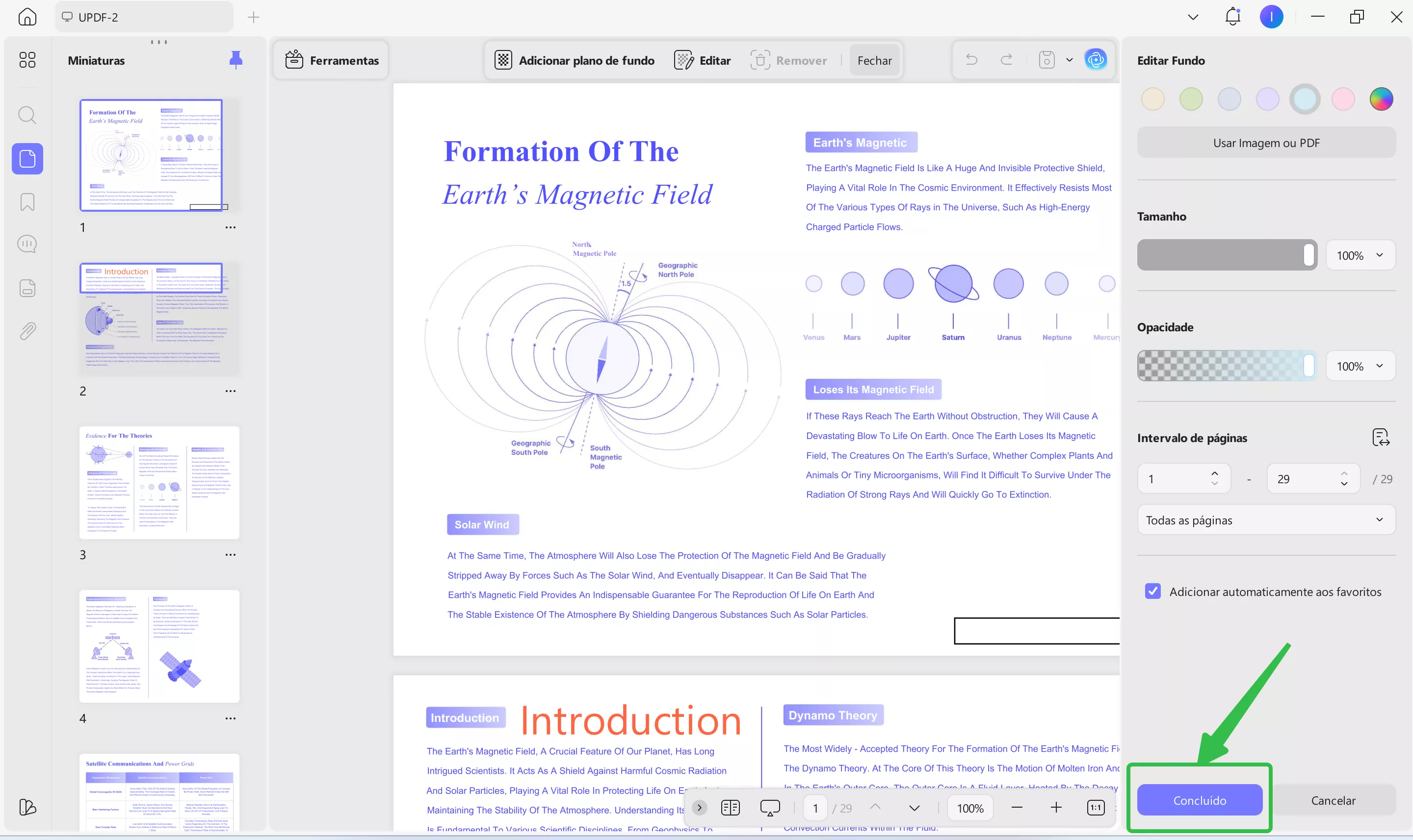updf em segundo plano no windows