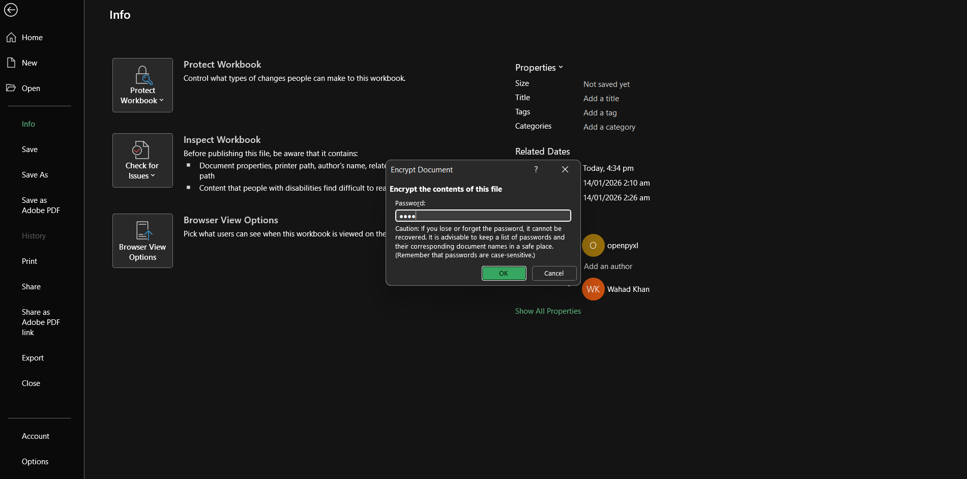 click ok