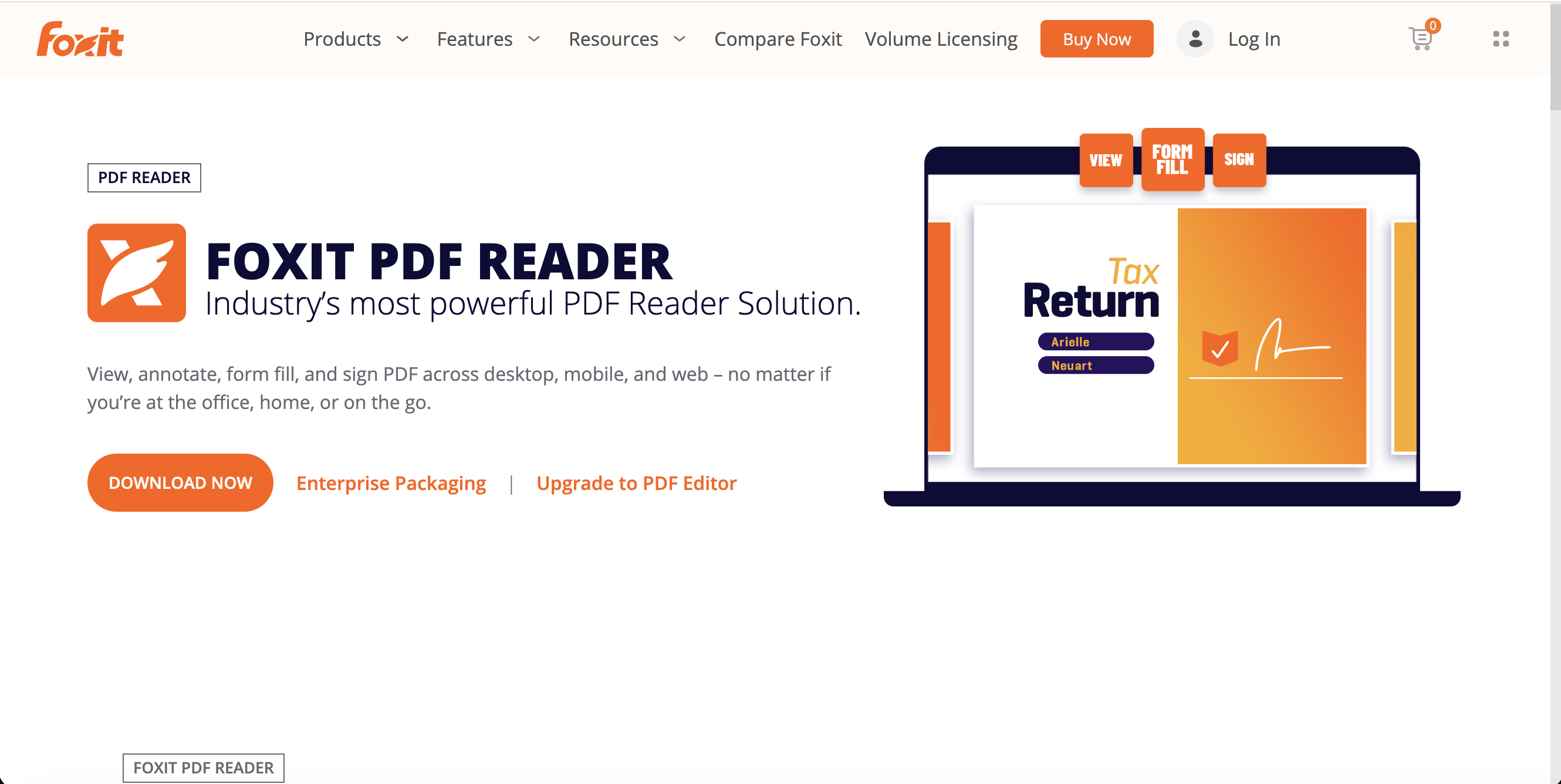 빠르고 가벼운 Foxit PDF Reader