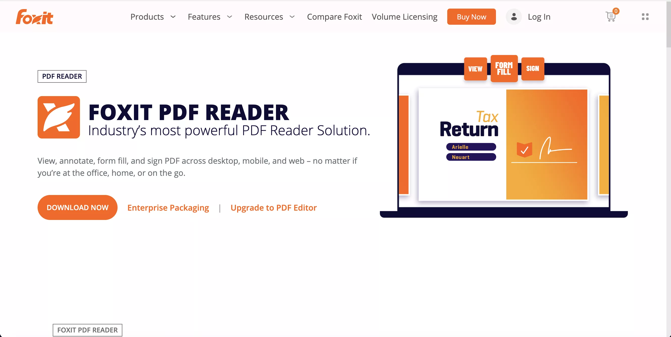 빠르고 가벼운 Foxit PDF Reader