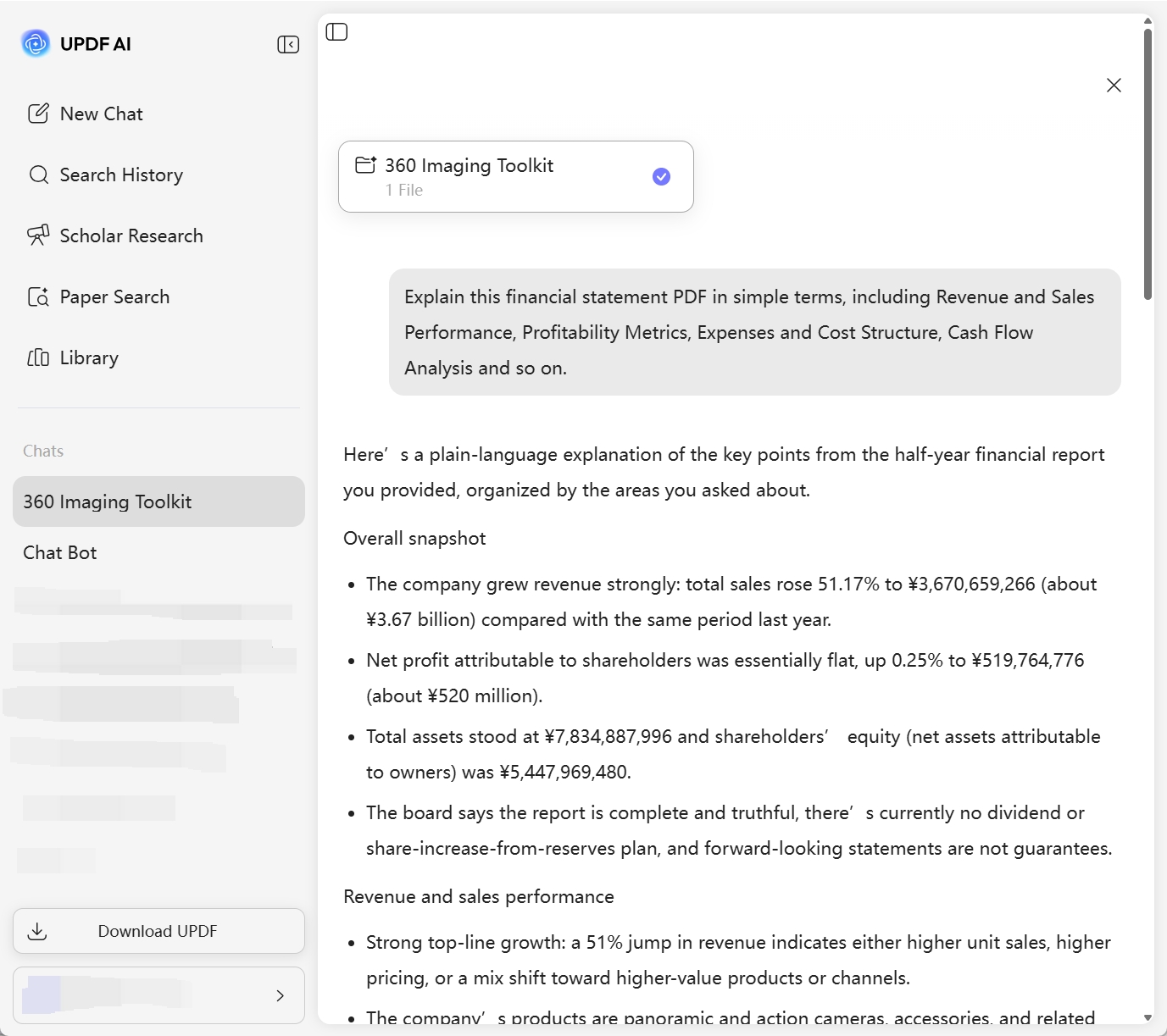 how-ai-to-explain-financial-statement