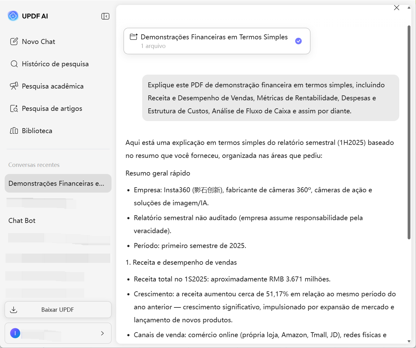 como-explicar-demonstração-financeira-com-ai