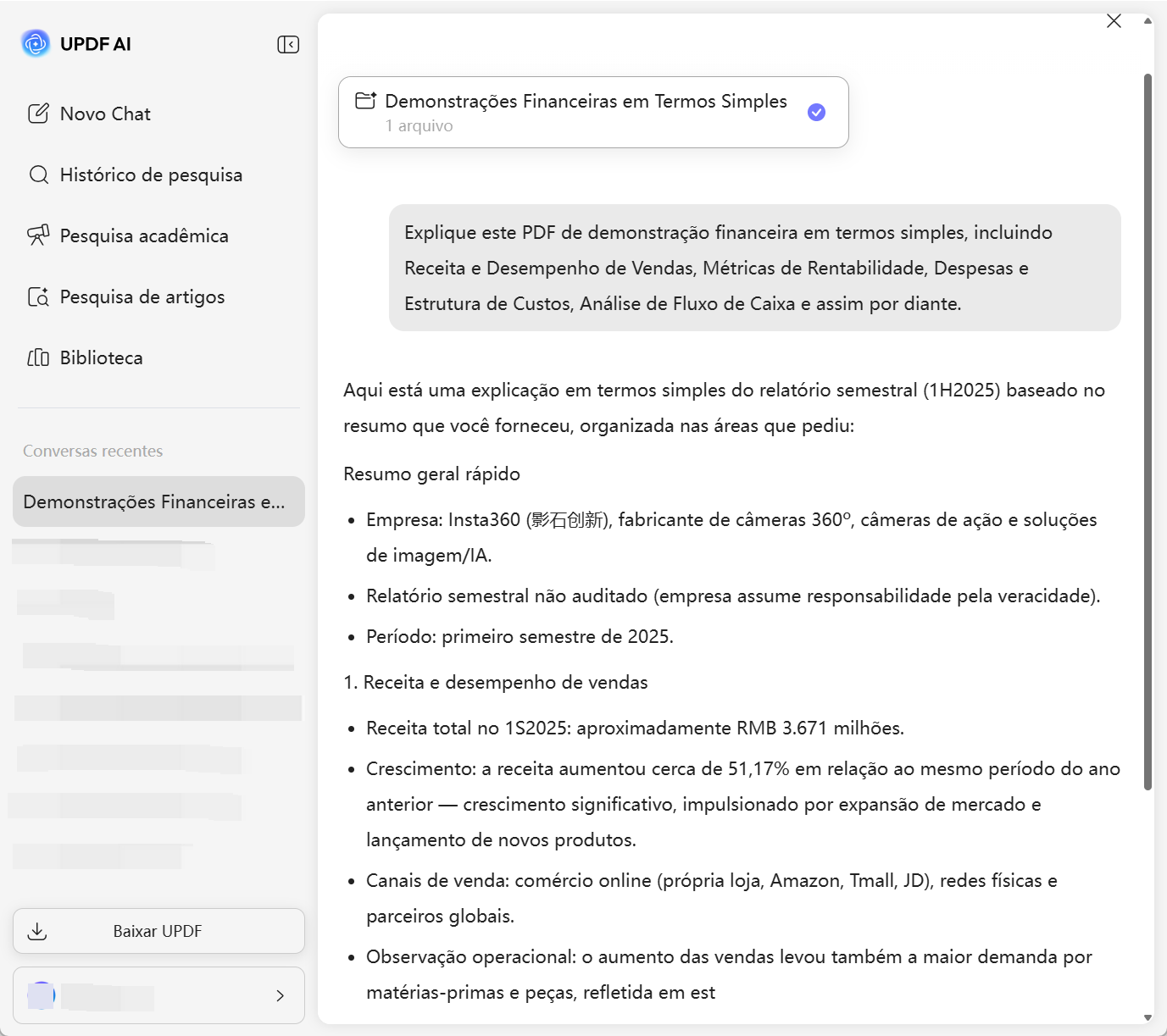 como-explicar-demonstração-financeira-com-ai