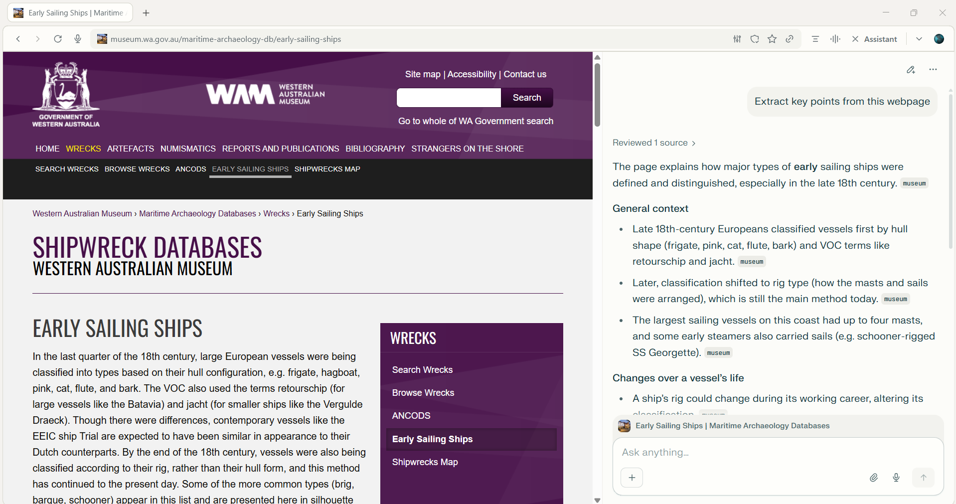 extract insights webpage