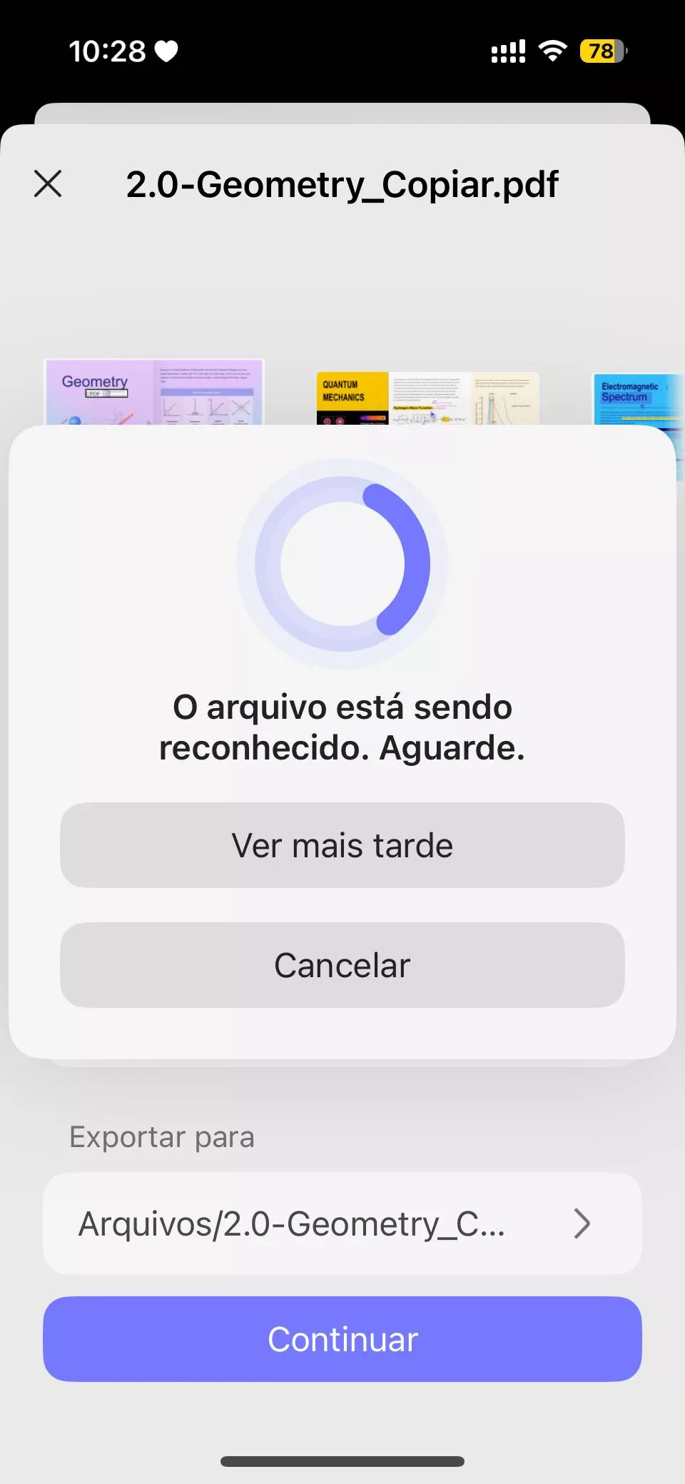salvar o pdf com ocr