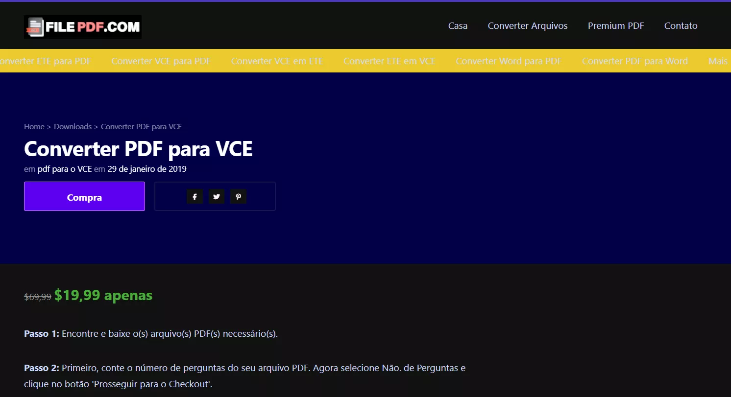 converter pdf para vce no filepdf