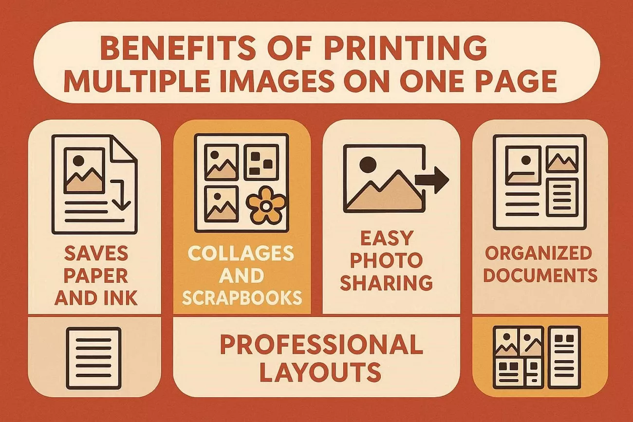 advantaged printing photos one page