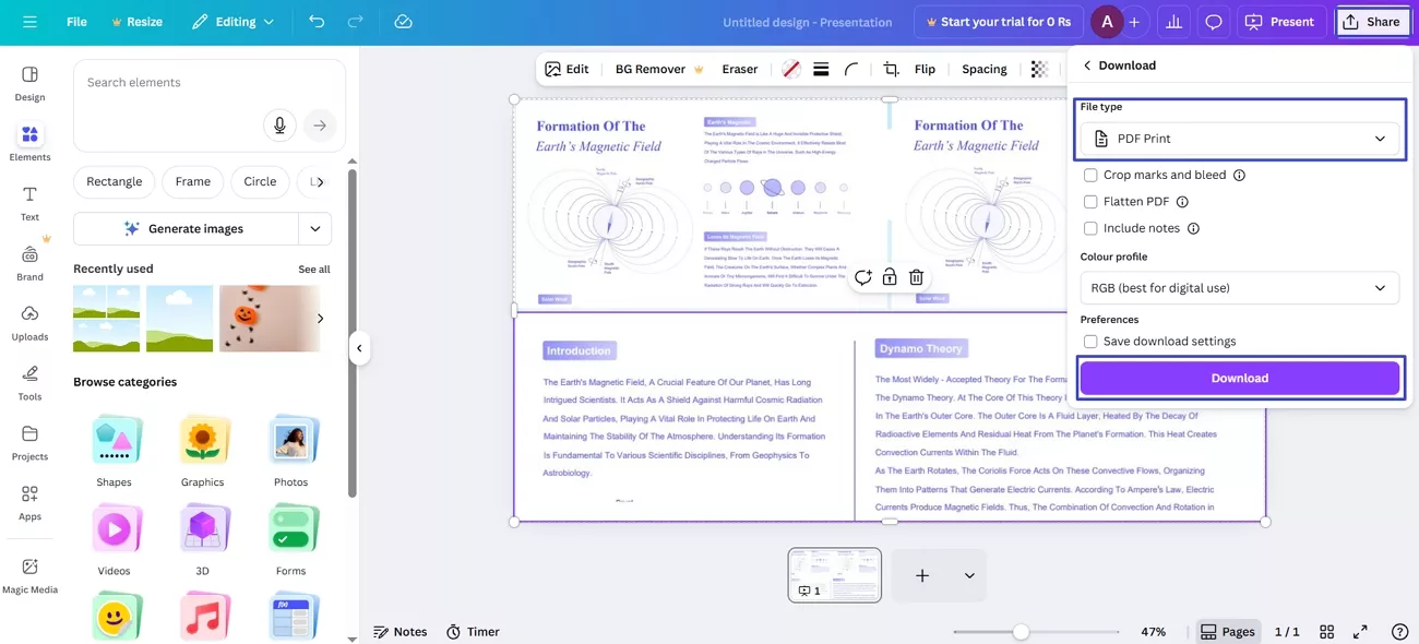 upload images save image pdf print