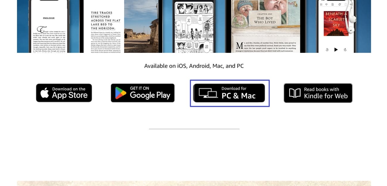 download kindle for pc app computer