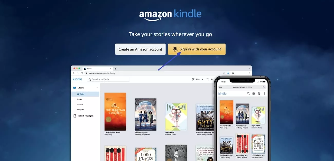 access amazon kindle cloud reader
