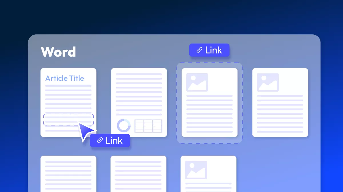 How to Hyperlink in Word to Another Page in The Same Document