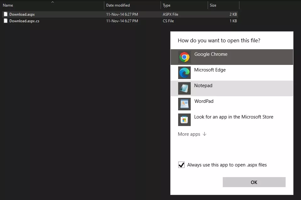 ASPX in PDF mit Chrome