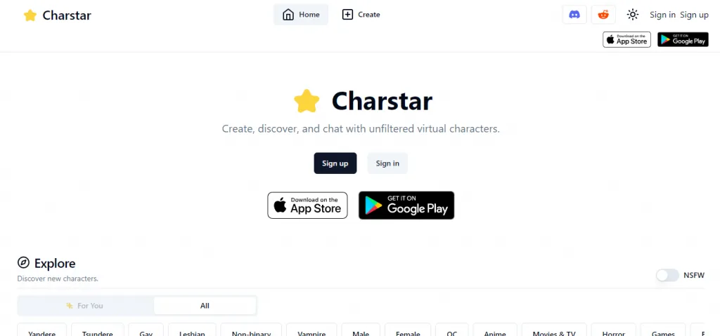 charstar.ai應用