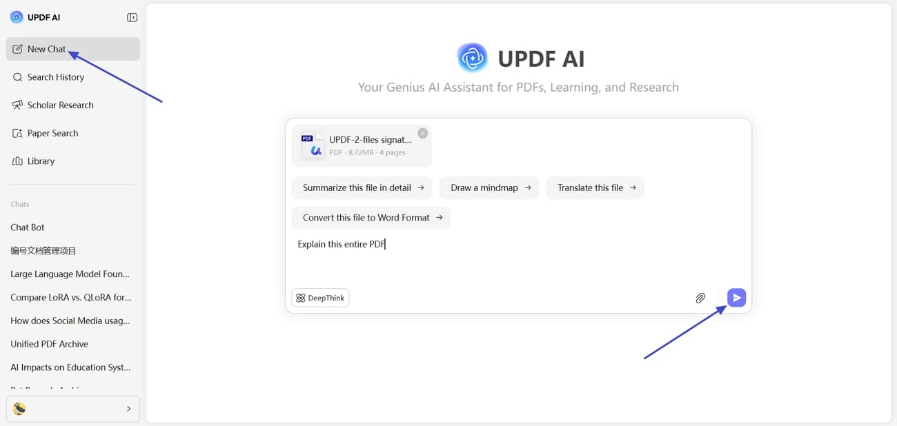 upload source materials updf
