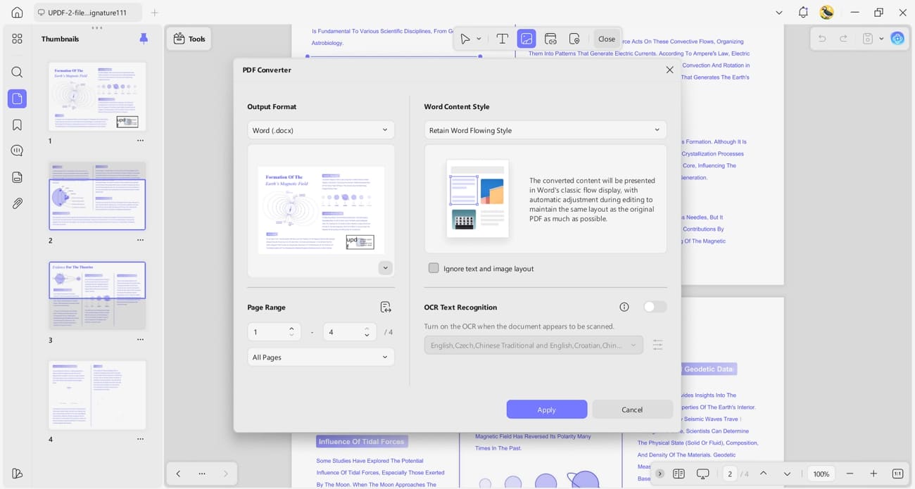  change pdf file format updf