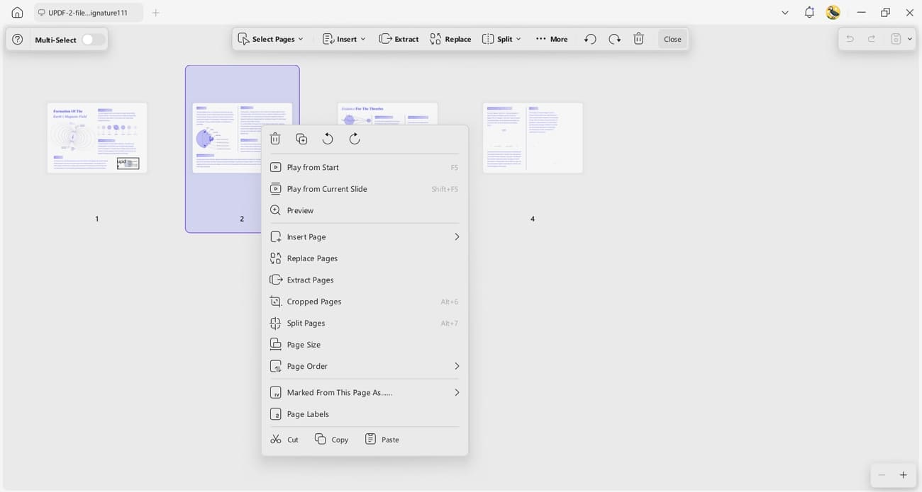  organize split pdf pages