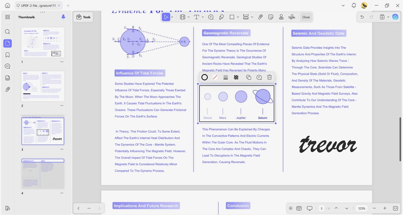 add shapes signatures pdf file