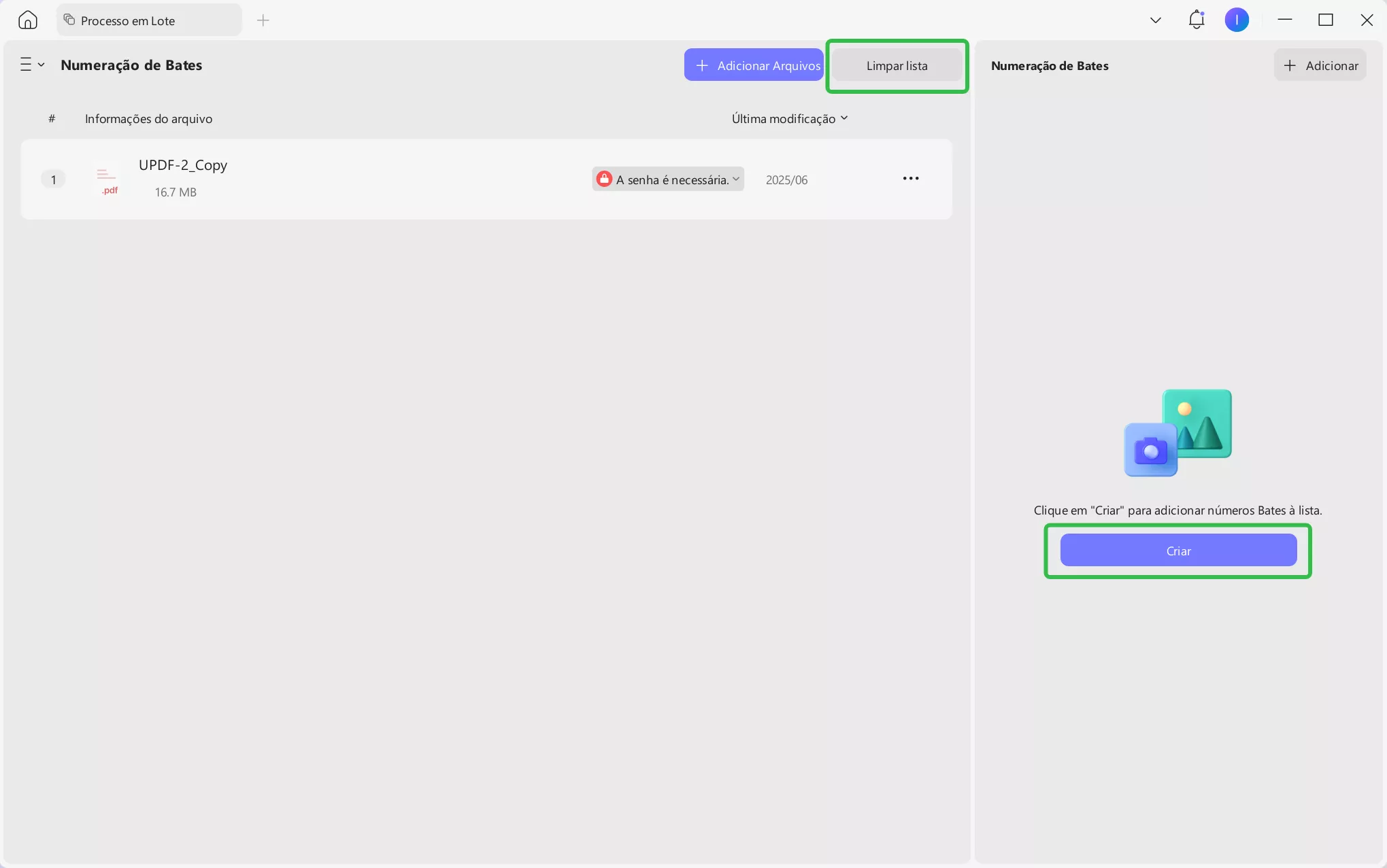 numeração de bates (bates numbering pdf)