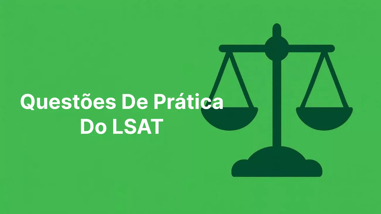 compreendendo questões de exemplo do lsat
