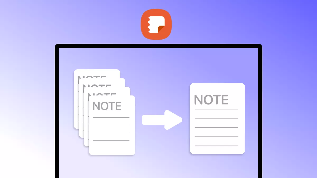 [2026] 삼성노트 합치기 3초 해결법! 흩어진 노트 PDF 내보내기로 하나로 묶기