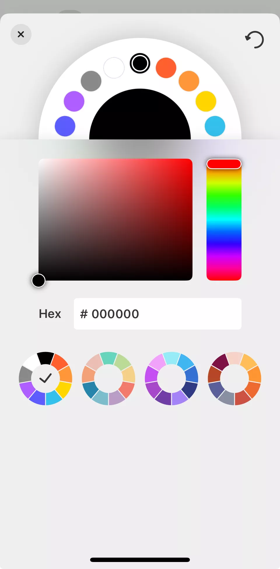 use os ícones de formatação acima do teclado