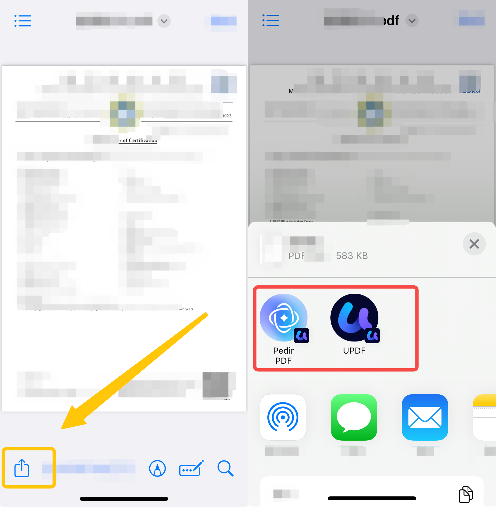 abrir com updf para ios