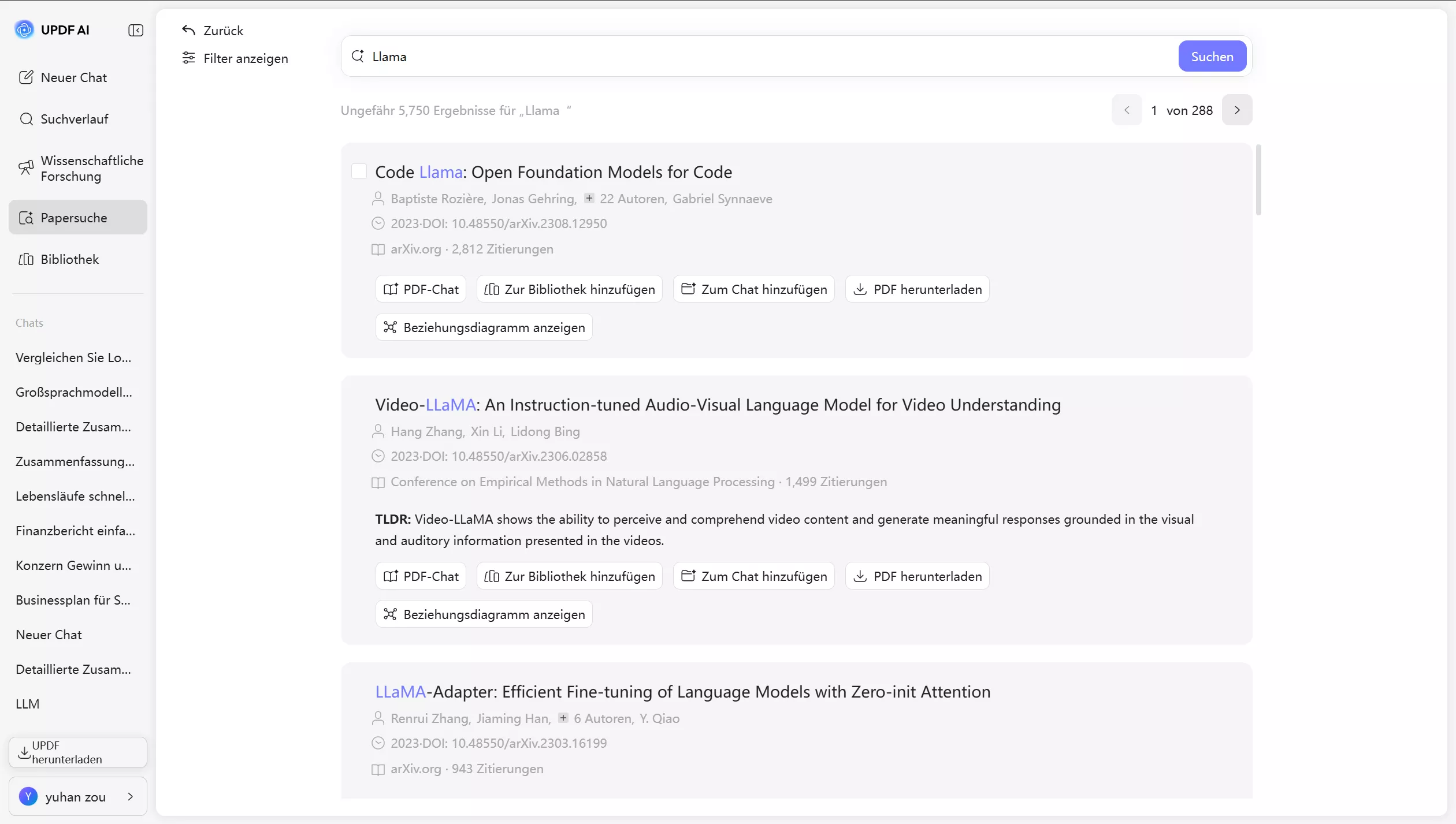 Suchbegriffe für wissenschaftliche Arbeiten updf ai