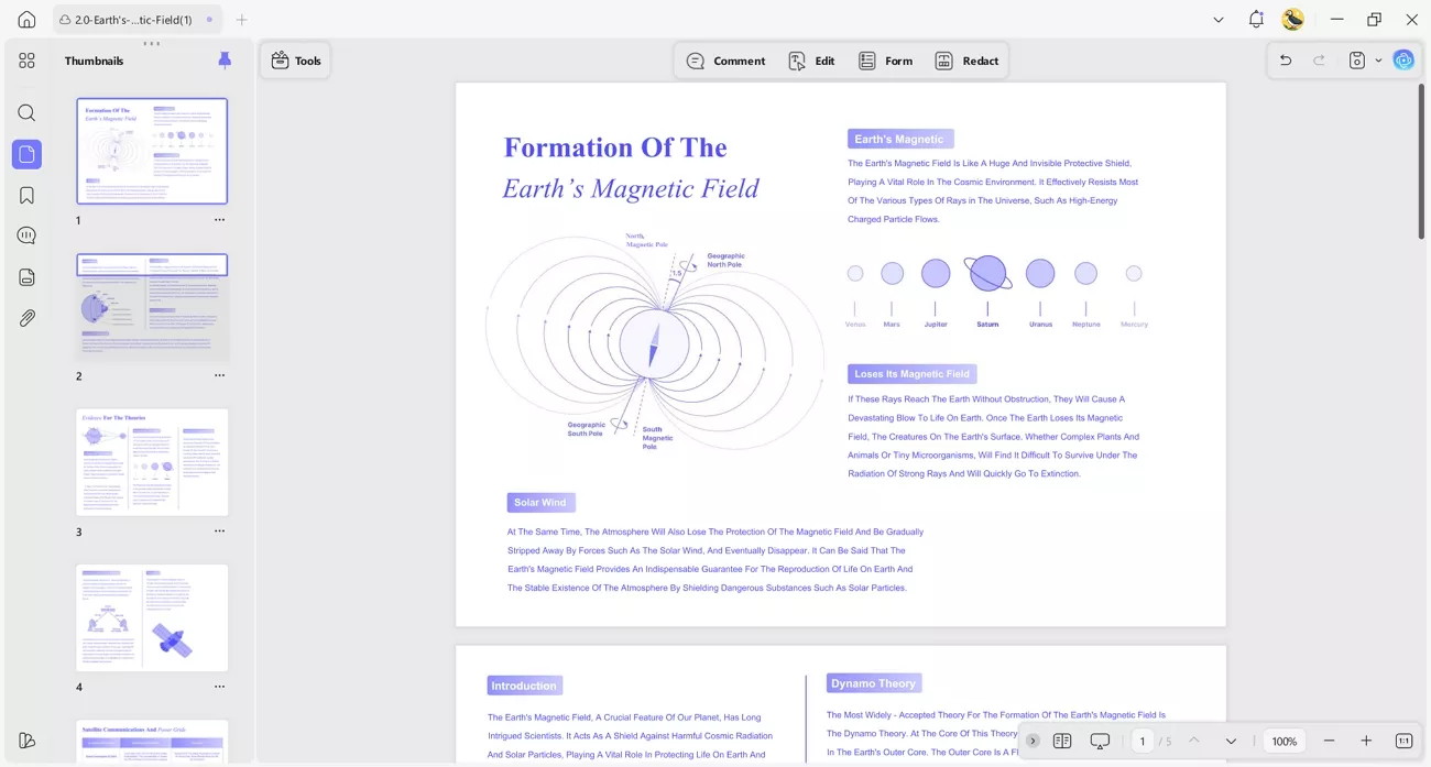 updf ai desktop app interface