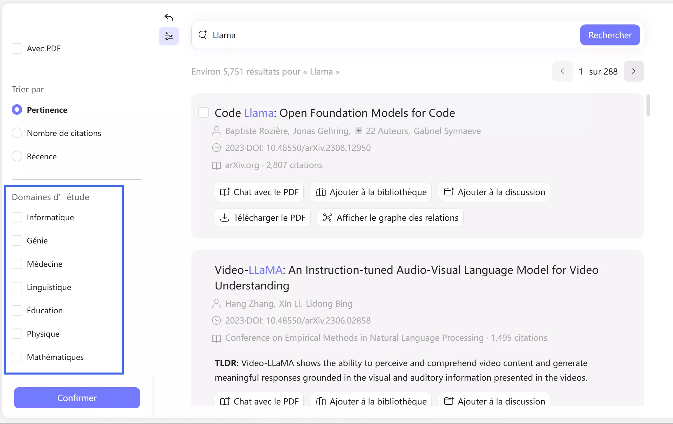 générer et utiliser les résultats