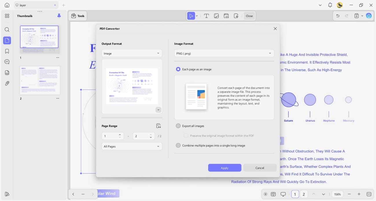 convert pdf file many formats