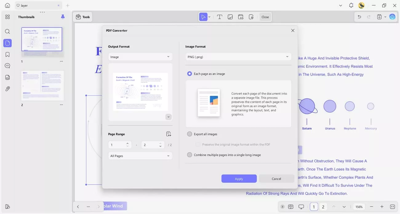 convert pdf file many formats