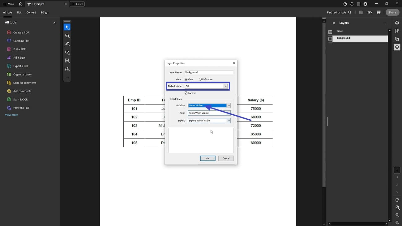 disable viewing pdf layers