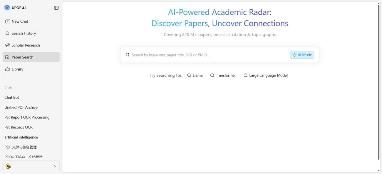 explore 220m papers updf ai