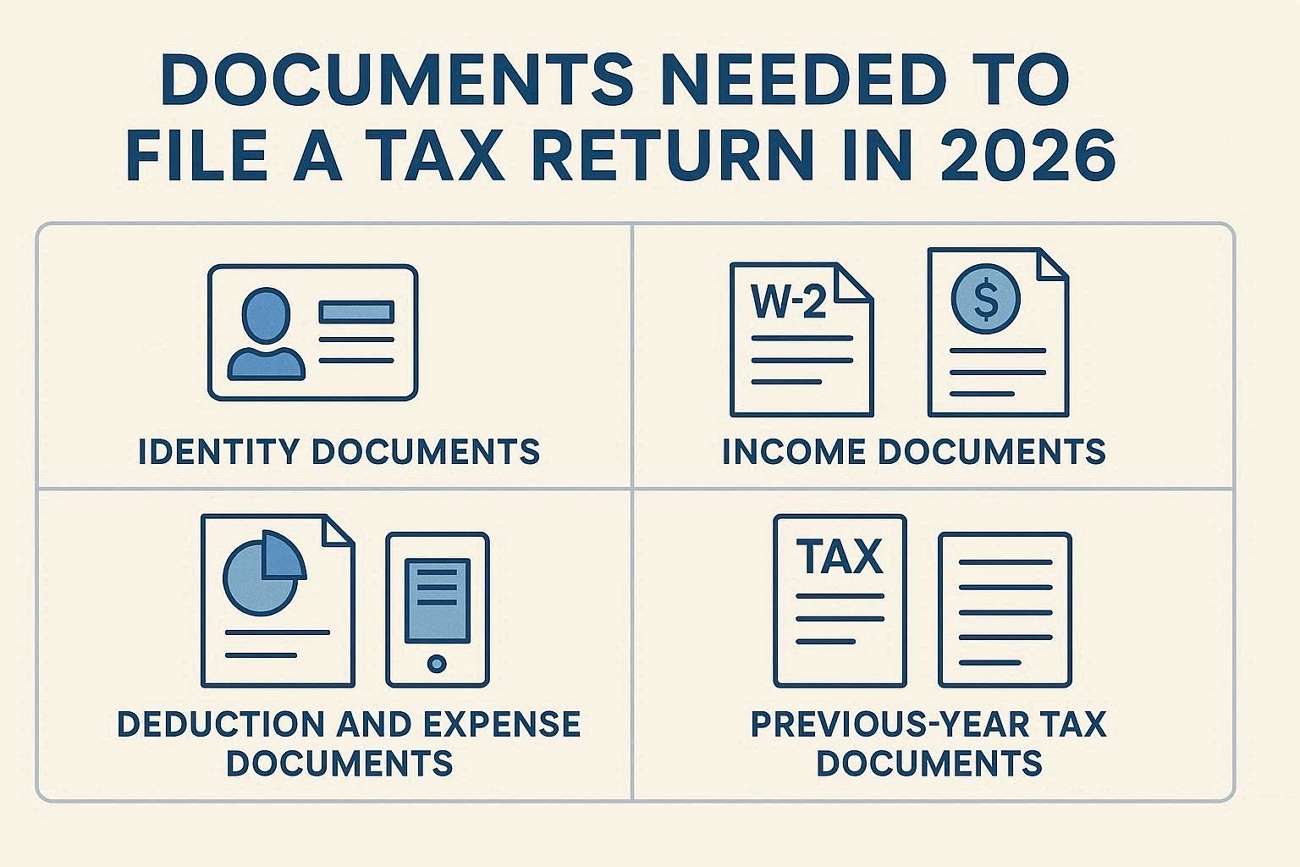 documents needed file tax return