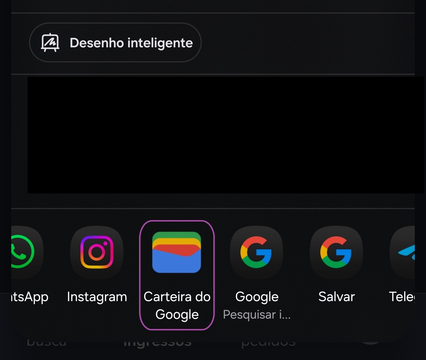 toque na opção adicionar à carteira
