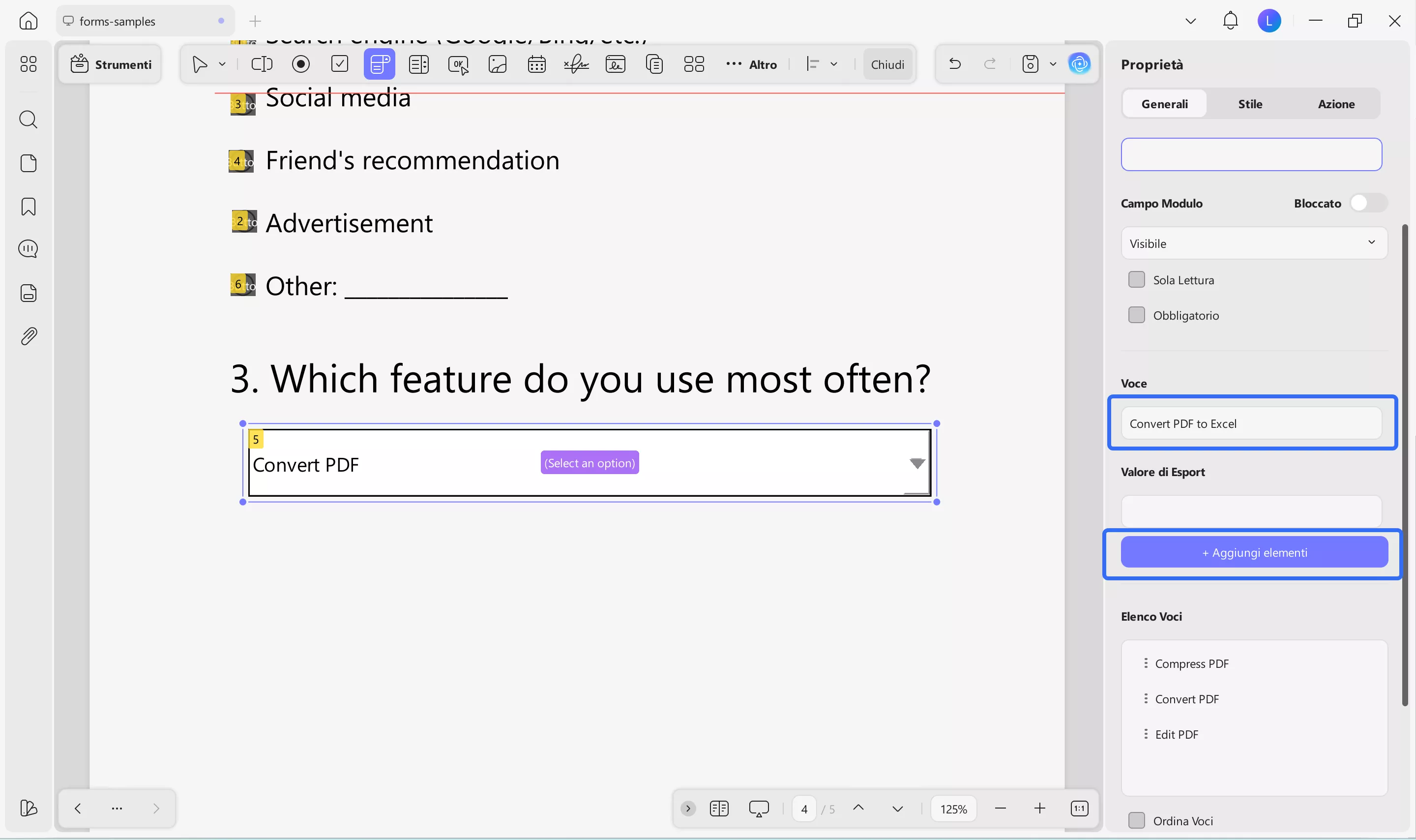 how to edit drop down list in pdf updf