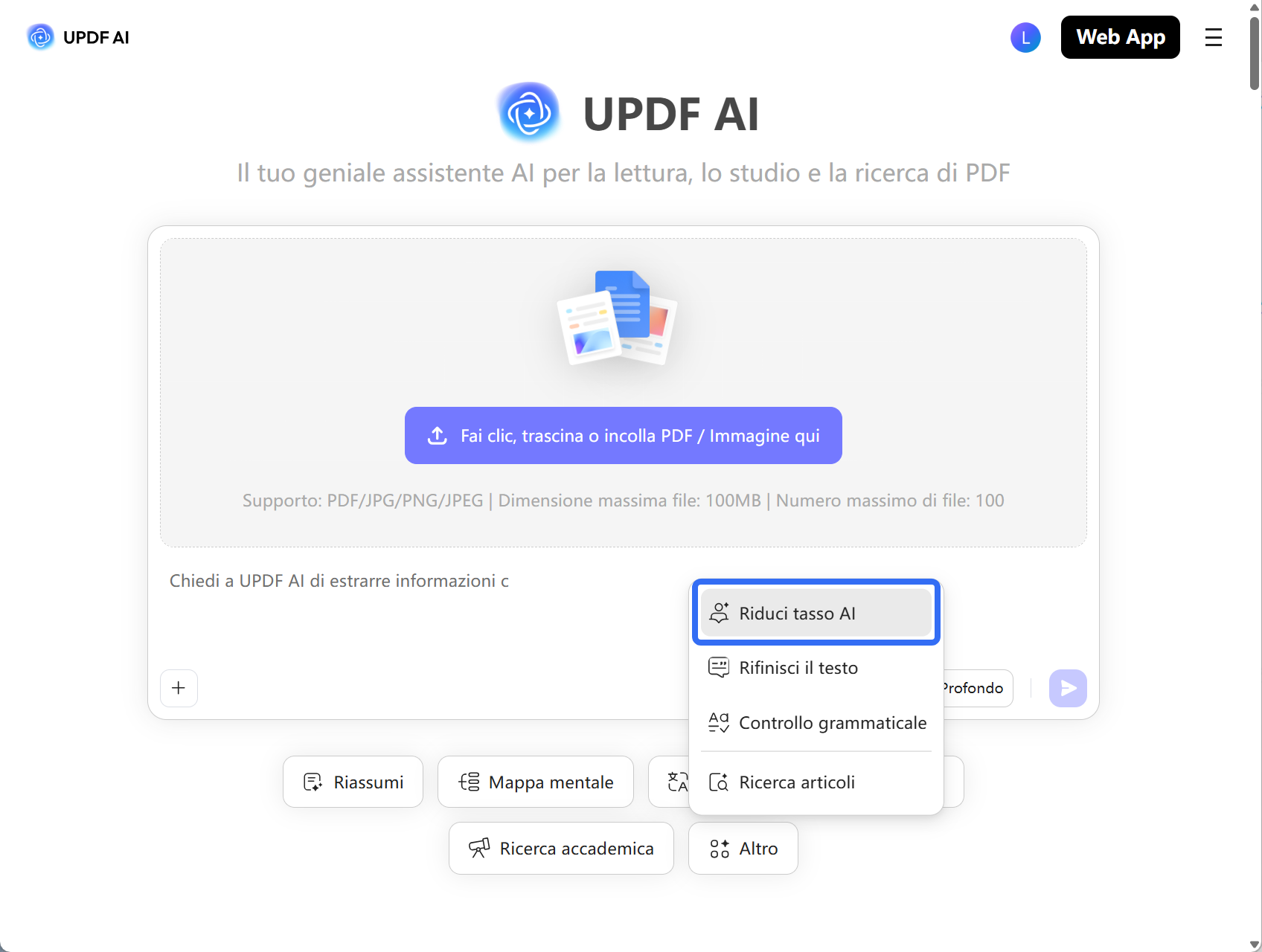 umanizzatore updf ai