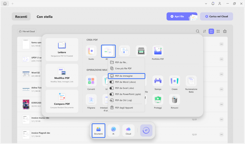 create pdf from image