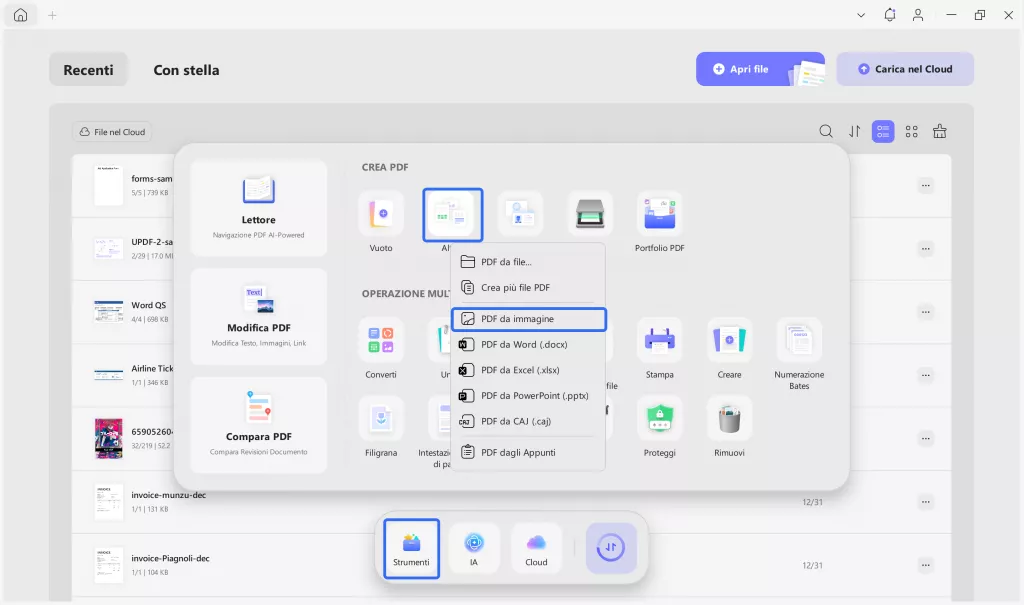 create pdf from image