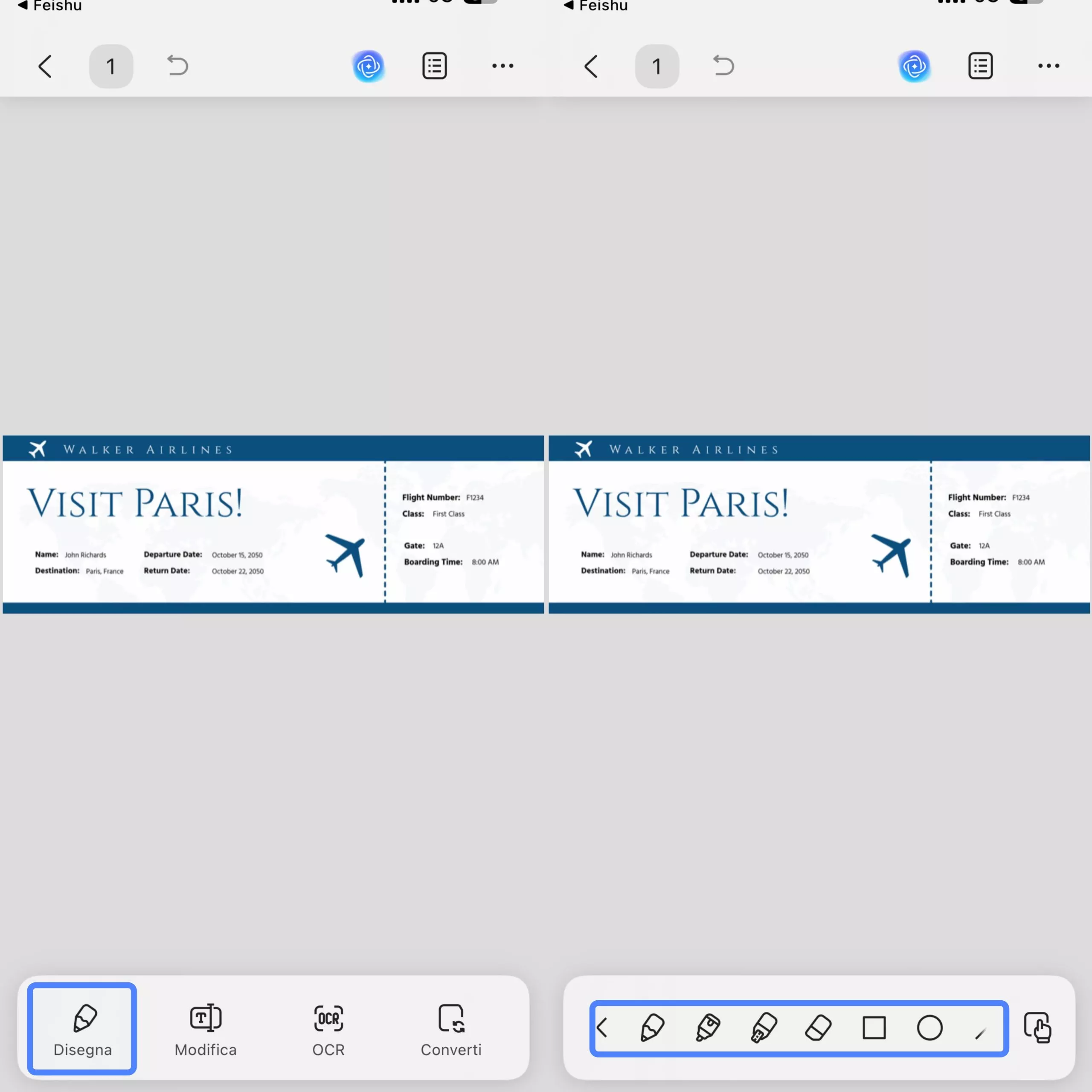 editing options in updf 