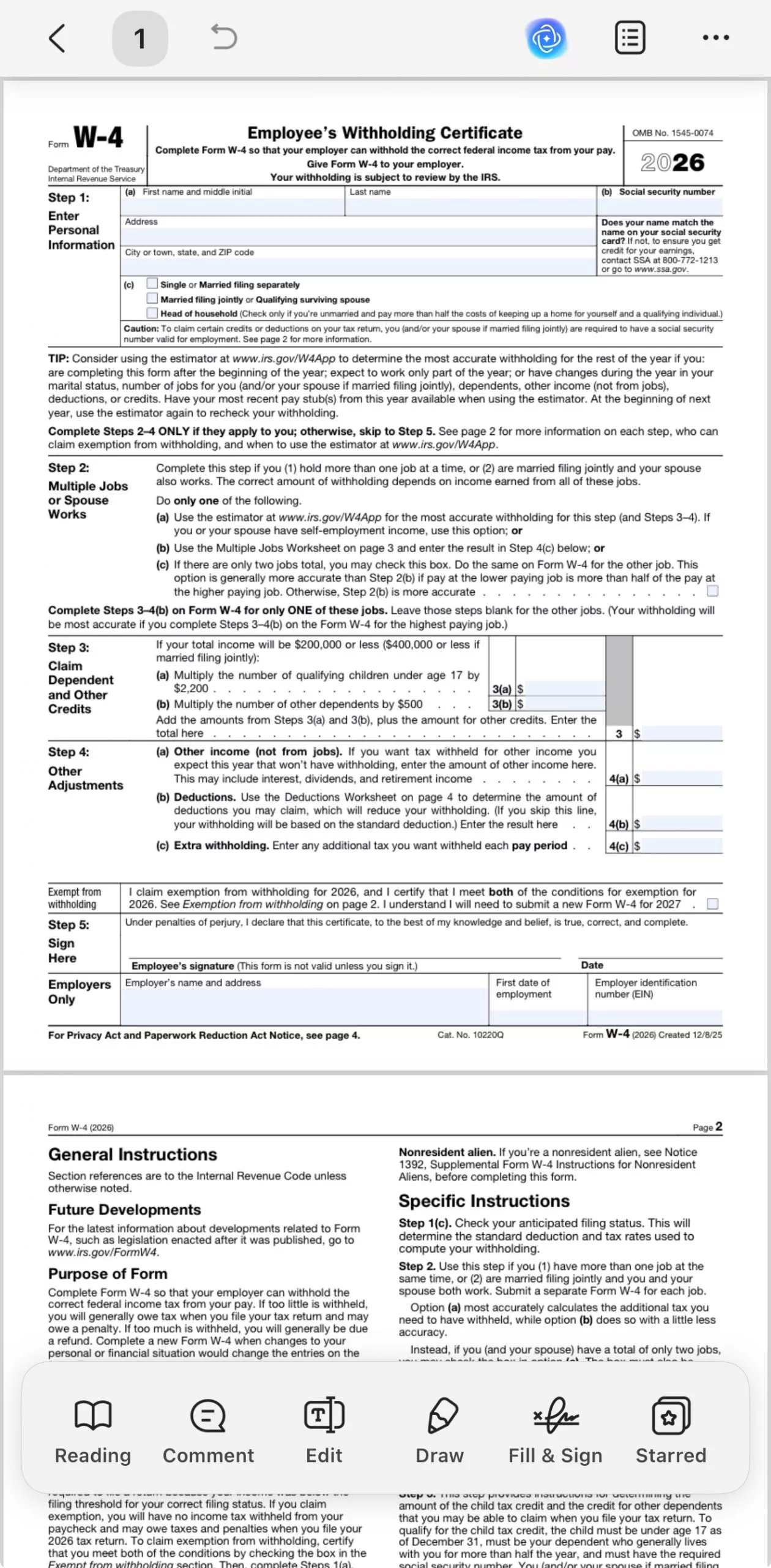 updf ios highlight the existing fields for you