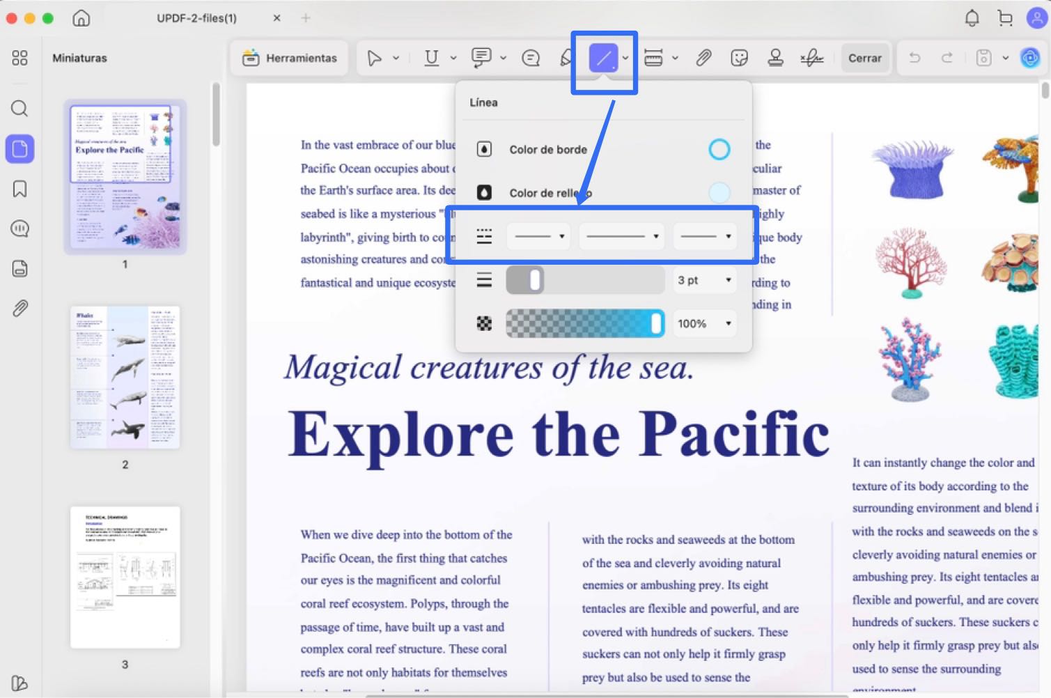 updf mac preset line styles
