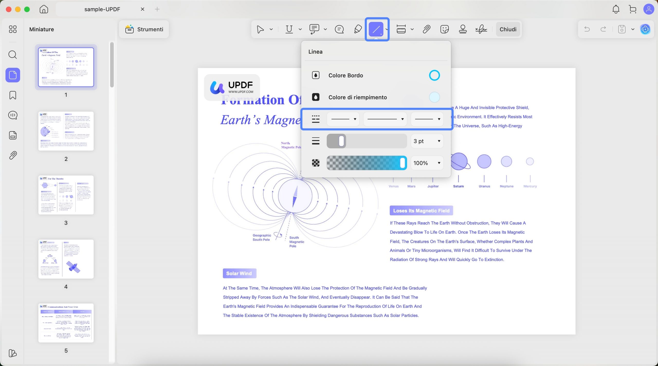 updf mac preset line styles